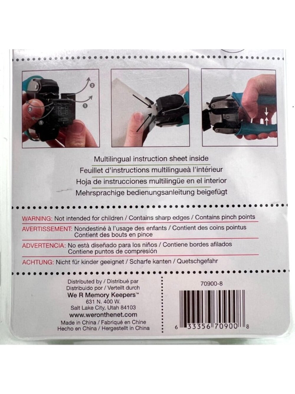 Crop-A-Dile Corner Chomper 2-In-1 Punch Stub & Deco Cut By We R Memory Keepers - Picture 10 of 11